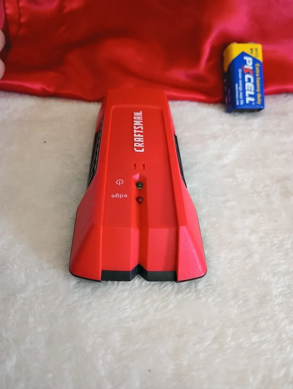 Craftsman Red Battery Tester with 9V Battery
